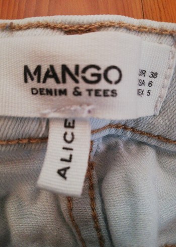 Mango mom jeans  Kadın Kot Pantolon - Görsel 3