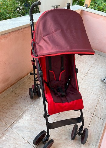 Kraft marka Bordo ve Kırmızı renk Bebek Arabası - Görsel 3