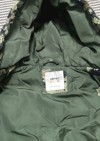 Erkek Çocuk Kamuflaj Desenli Kapüşonlu Yelek - Görsel 5