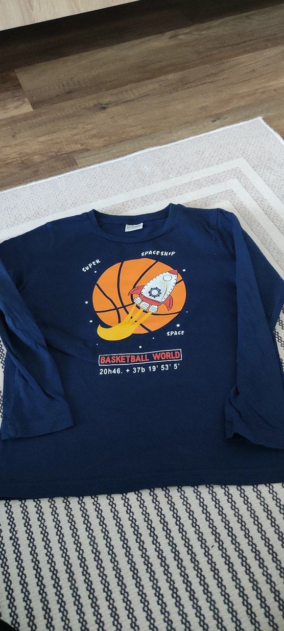 Erkek Çocuk Renkli Baskılı Sweatshirt - Görsel 2