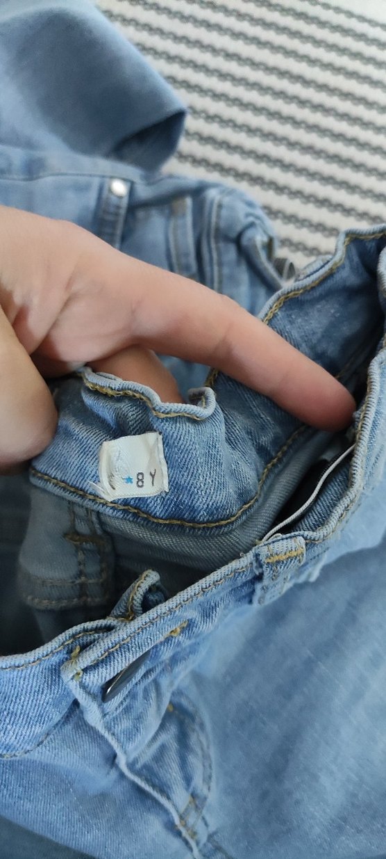 Erkek Çocuk Mavi Denim Pantolon - Görsel 4