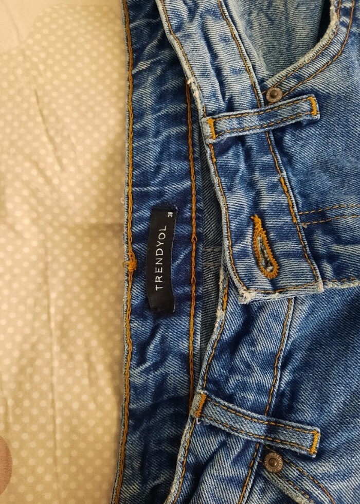 Trendyolmilla denim pantolon - Görsel 3