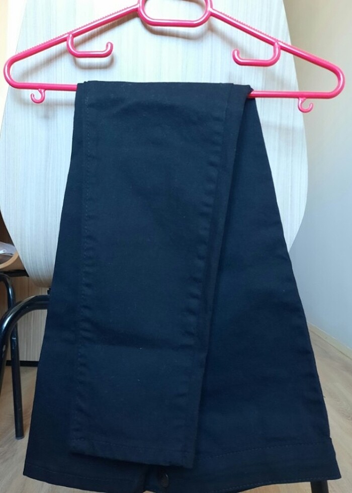 Addax siyah dar paça pantolon  - Görsel 3