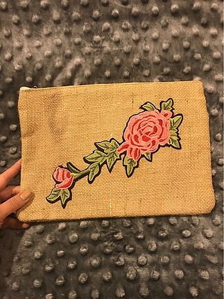 Hasır clutch çanta