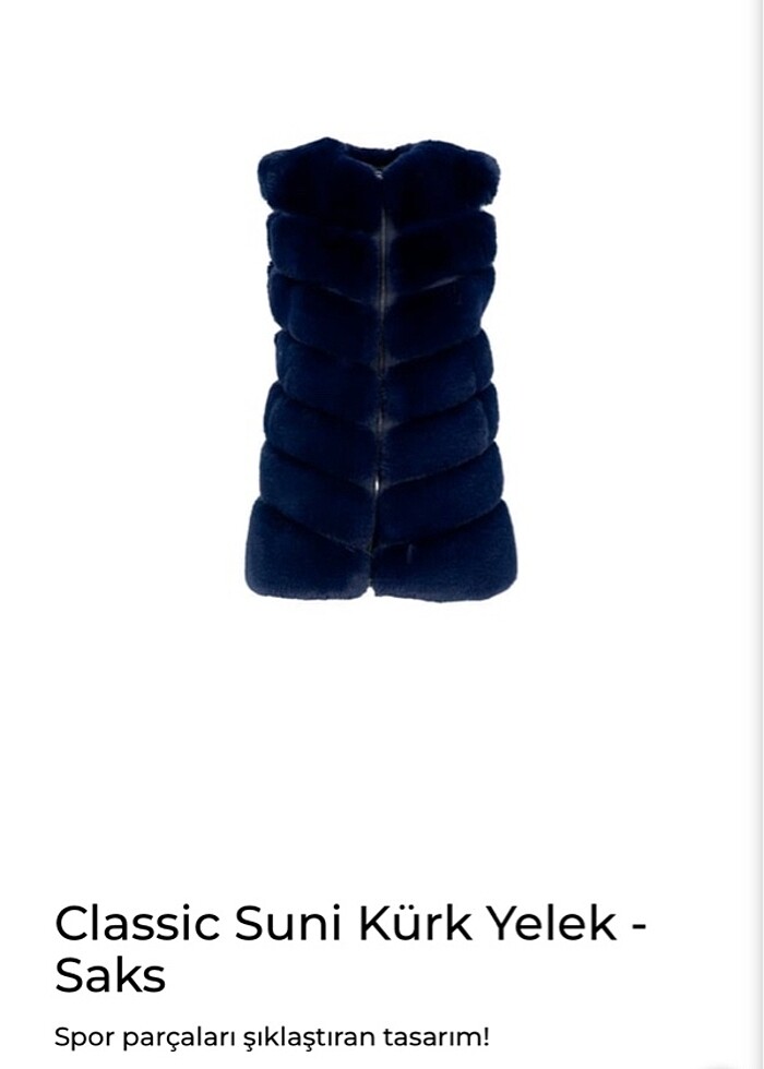 Suni kürk yelek - Görsel 2