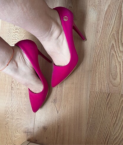 36 Beden Süet stiletto