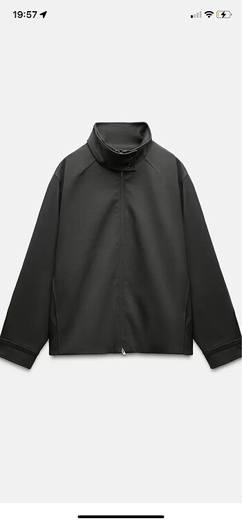 xs Beden gri Renk Zara zw collection ceket