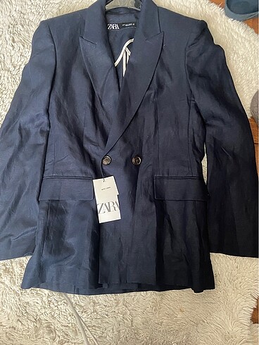 m Beden lacivert Renk Zara keten blazer