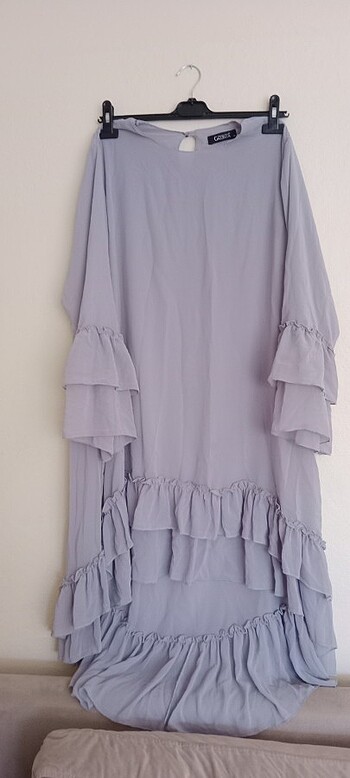 Sifon tunik gupur dantel pantolon 