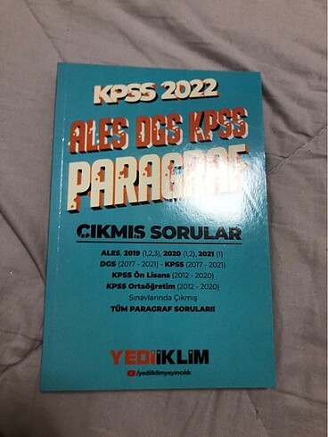 Yediiklim kpss-ales-dgs-kpss cıkmıs sorular