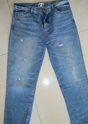Kadın Mavi Normal Paça Denim Jean Ipekyol