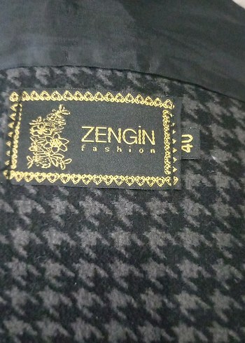 Düğmeli Siyah Uzun Kadın Kaban - Görsel 6