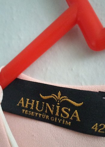 Pembe Nakışlı Uzun Kadın Tunik - Görsel 4