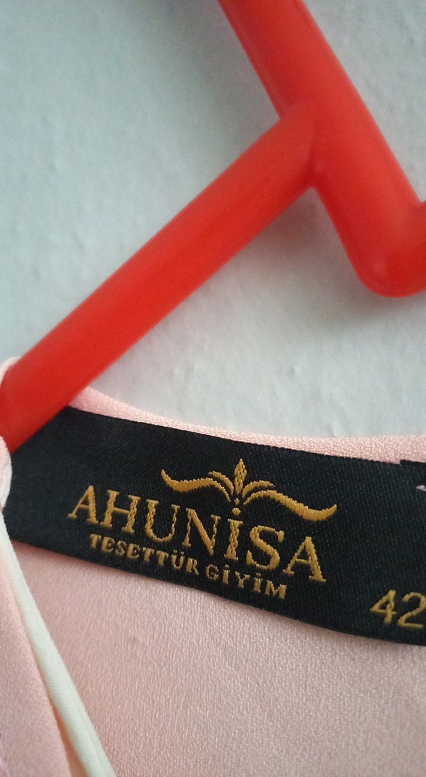 Pembe Nakışlı Uzun Kadın Tunik - Görsel 4