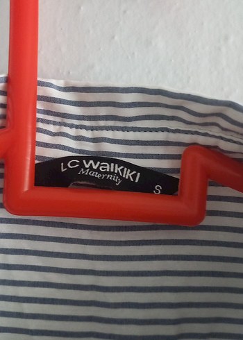 Düğmeli Çizgili Kadın Gömlek - Görsel 3