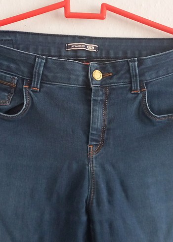 Lacivert Kadın Denim Pantolon - Görsel 5