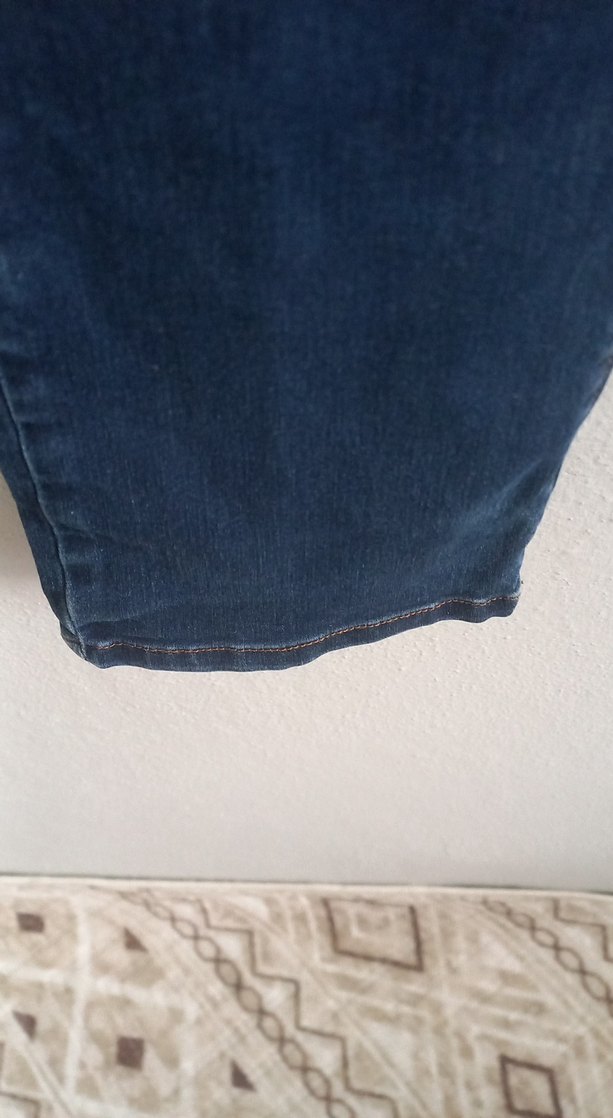 Lacivert Kadın Denim Pantolon - Görsel 4