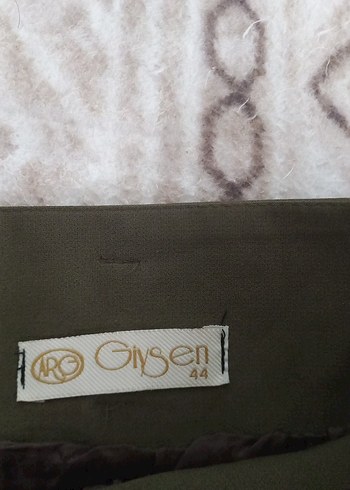 Kadın Haki Midi Kalem Etek - Görsel 5