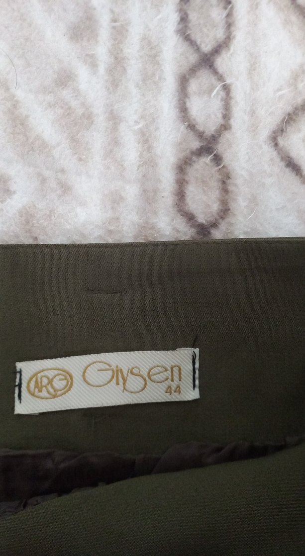 Kadın Haki Midi Kalem Etek - Görsel 5