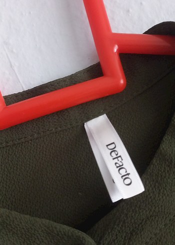 Kadın Haki Uzun Kollu Salaş Tunik - Görsel 3