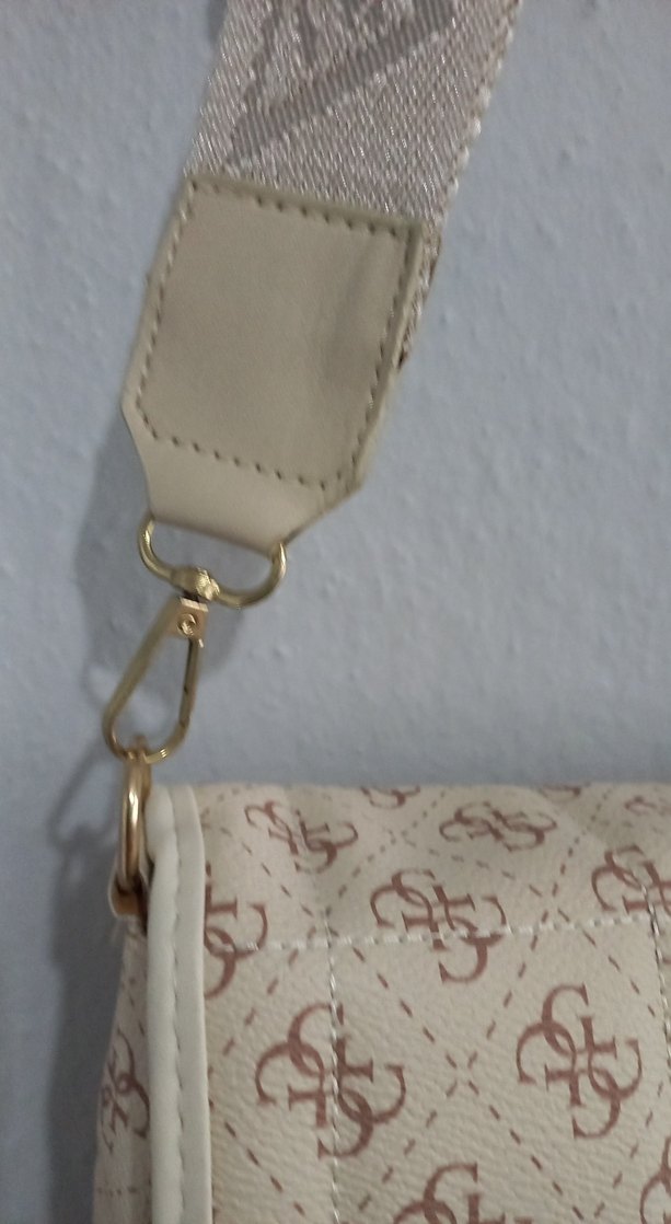 Bej Baskılı Kadın Omuz Çantası - Görsel 4