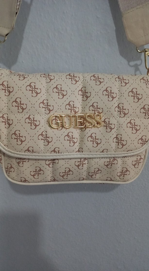 Bej Baskılı Kadın Omuz Çantası - Görsel 2