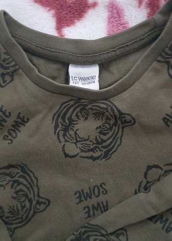 Erkek Çocuk Gri Baskılı Uzun Kollu Tişört - Görsel 2