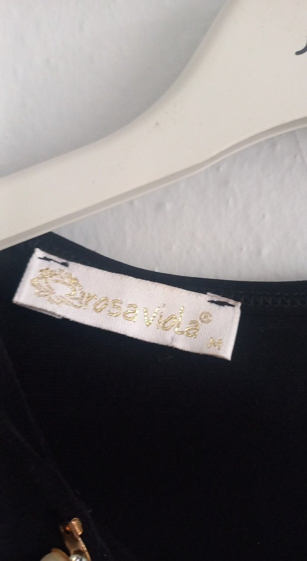 İşlemeli Uzun Siyah Kadın Elbise - Görsel 5