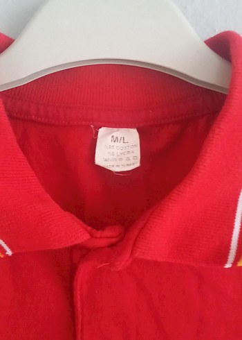 Düğmeli Kırmızı Erkek Polo Tişört - Görsel 3