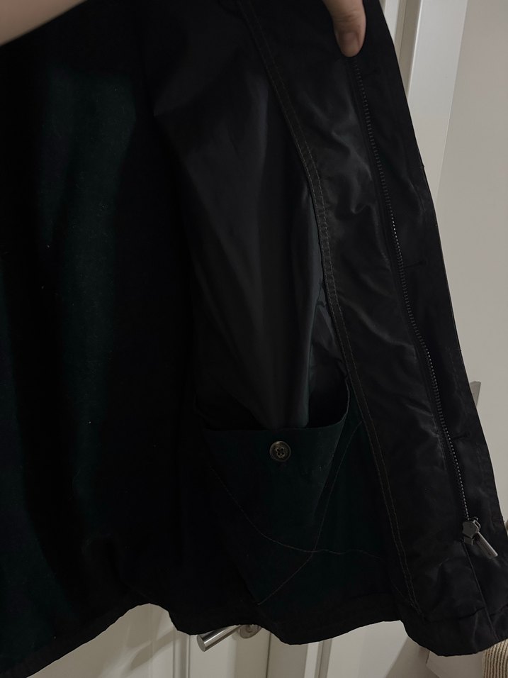 Barbour wax tarzı Massimo Dutti kaban - Görsel 5