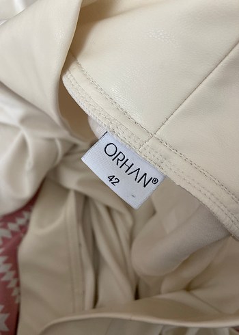 Beyaz Midi Kadın yelek çeket - Görsel 8