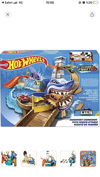 Hot wheels köpek balığı