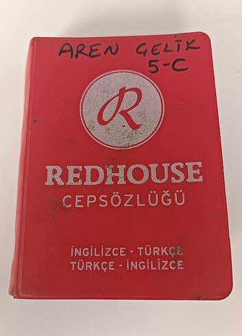 Redhouse Cep Sözlüğü İngilizce-Türkçe