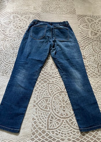 42 Beden Mavi Normal Boy Kadın Pantolon