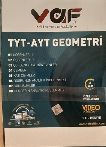 VAF TYT-AYT Geometri Fasikülleri Çap Yayınları