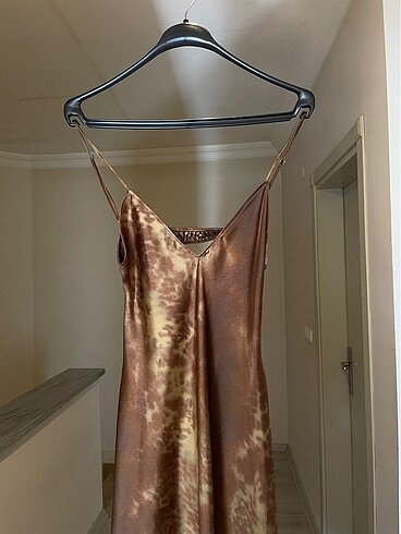 Zara zara leopar elbise