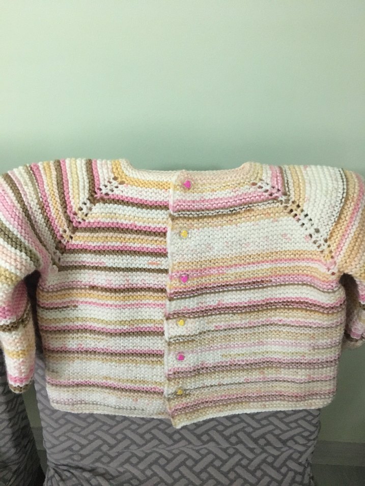 Kız Çocuk Bohem Çok Renkli Triko Hırka - Görsel 3