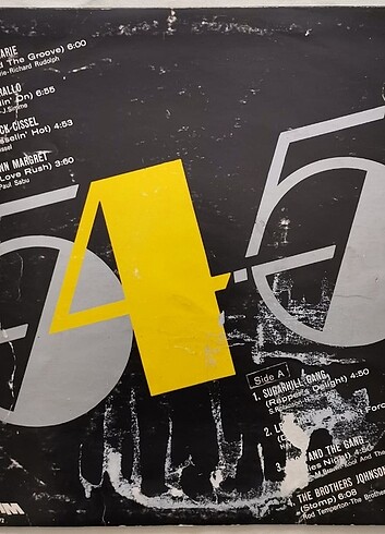 Çeşitli Sanatçılar - Disco Studio 54.5 LP (1980)