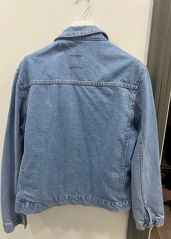 xl Beden mavi Renk Düğmeli Mavi Denim Ceket