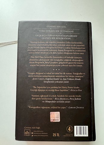 Bayan Peregrine'in Tuhaf Çocukları - Ransom Riggs - Görsel 2