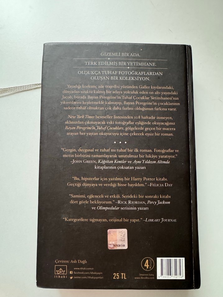 Bayan Peregrine'in Tuhaf Çocukları - Ransom Riggs - Görsel 2