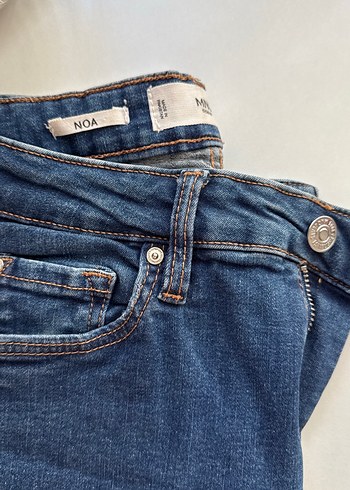 Kadın Koyu Mavi Kot Pantolon - Görsel 2