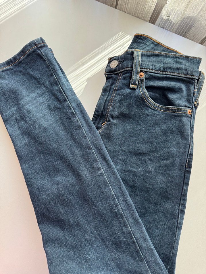 Levi's 512 Erkek Mavi Denim Jean w28 l32 - Görsel 4