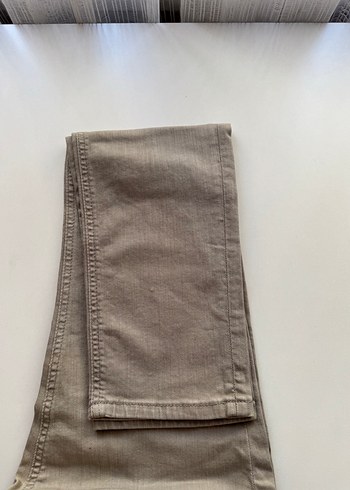 36 Beden Antony Morato Bej Keten Erkek Pantolon Regular Fit