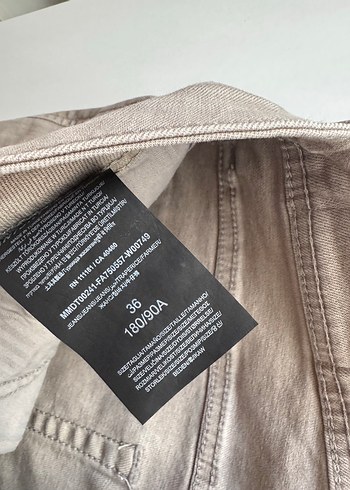 Diğer Antony Morato Bej Keten Erkek Pantolon Regular Fit