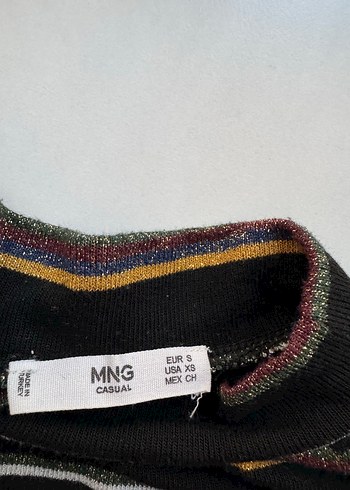 Çizgili Kadın Yarım Balıkçı Triko - Görsel 4