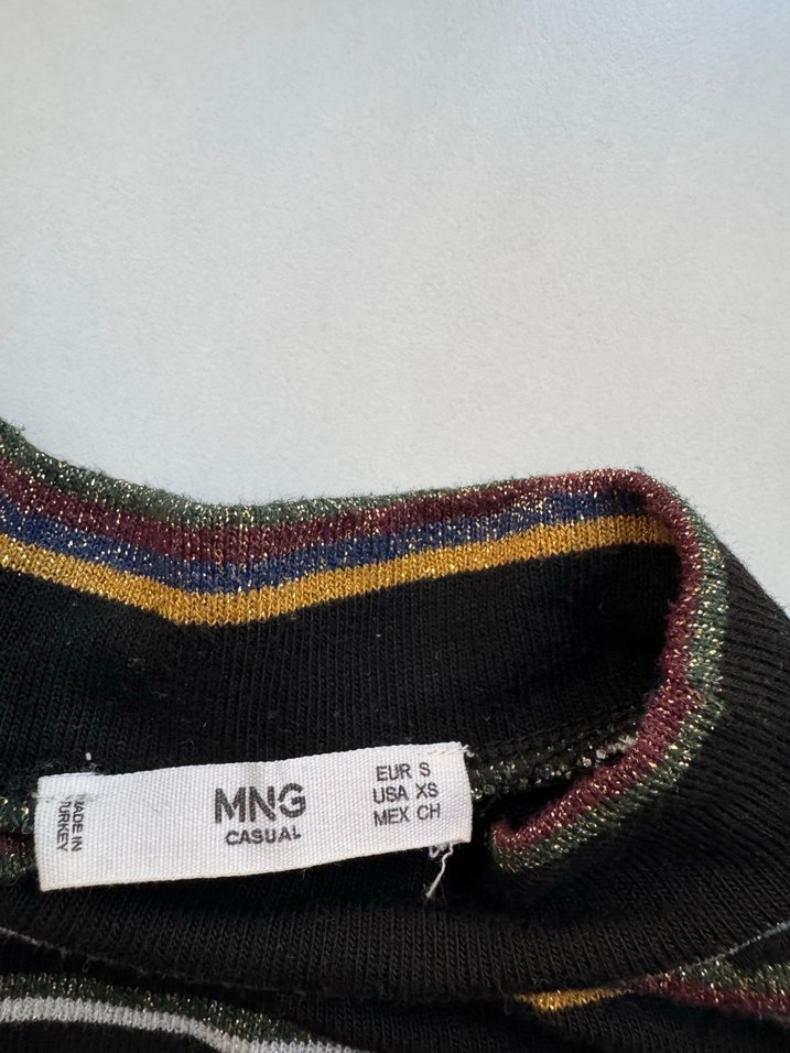 Çizgili Kadın Yarım Balıkçı Triko - Görsel 4