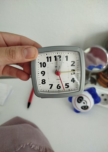 Ikea Renkli Sayılarlı Beyaz Masa Saati