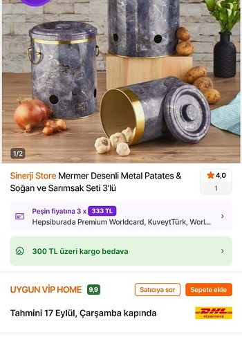 English Home Gri Mermer Desenli Mutfak Saklama Kutuları