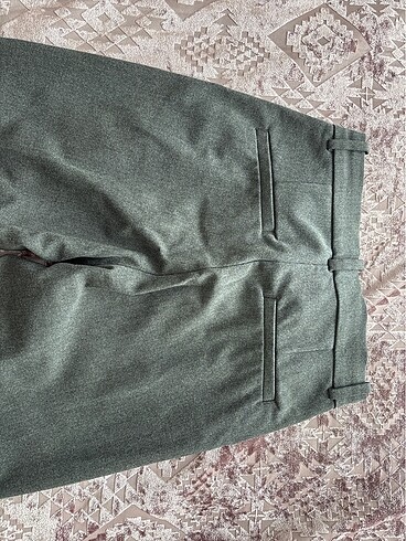 Gri kumaş pantolon - Görsel 6